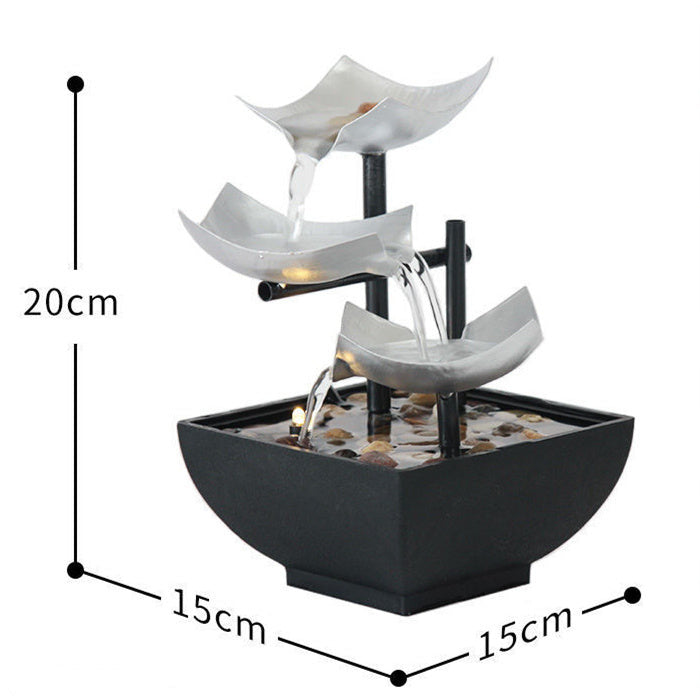 Tischbrunnen - Fließendes Wasserornament