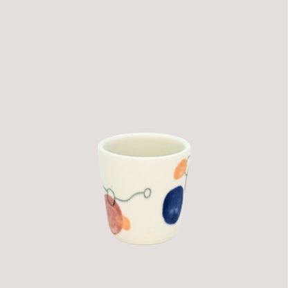 Espresso Tasse Keramik Herbst Design handgefertigt - Herbstliche Espressotasse Swiss Made