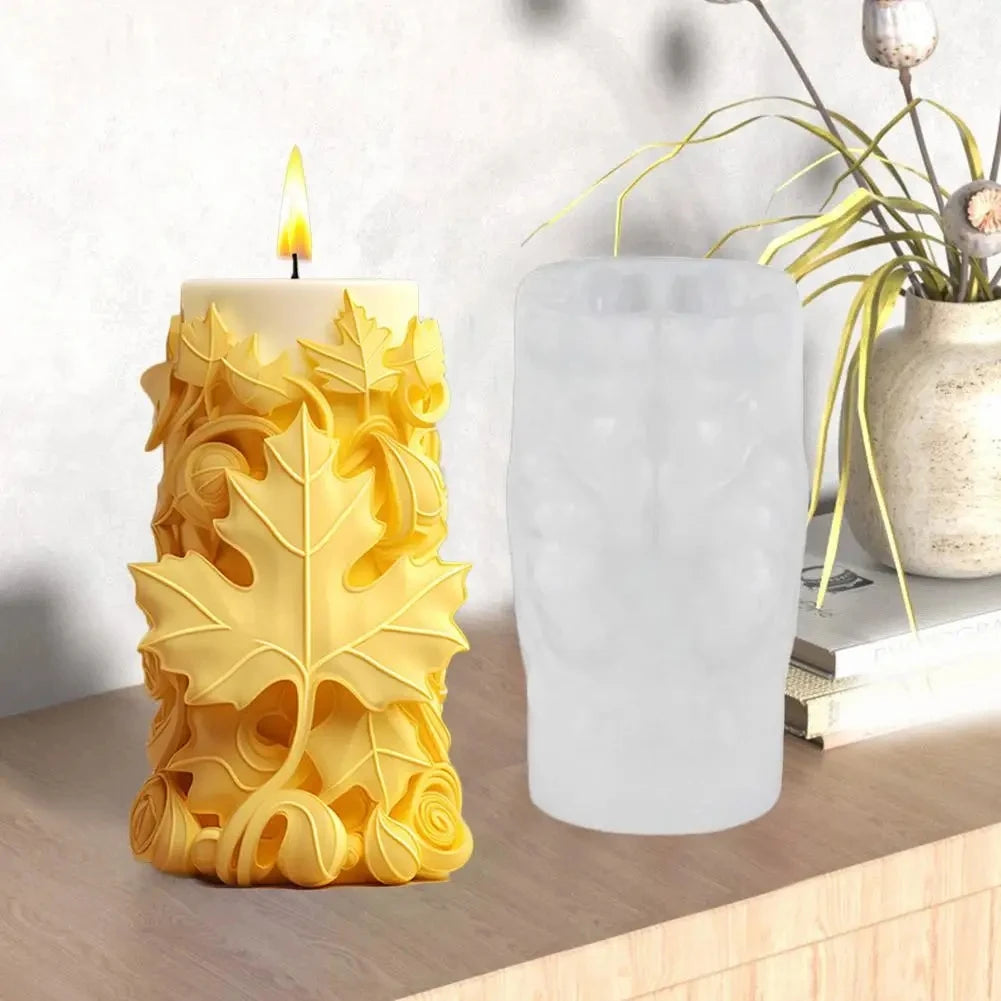 (Weihnachts-)Kerzen-Silikonform, zum Selbermachen